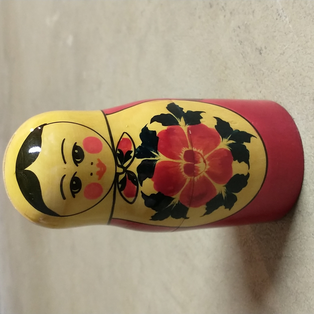 NWT Bank Hand Made Matroyshka Doll  Hand Painted